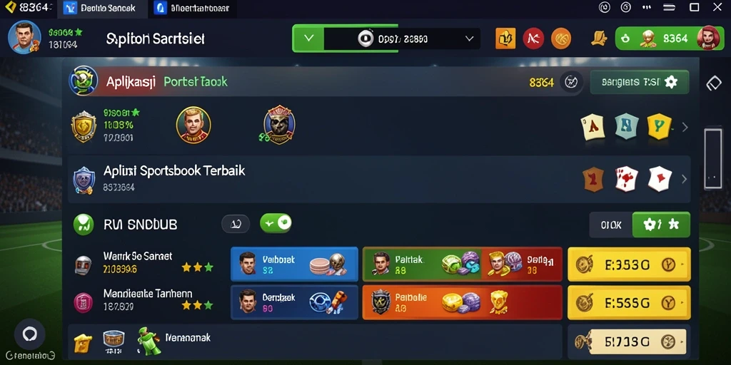 Screenshot utama 8364 menampilkan antarmuka taruhan yang menarik.