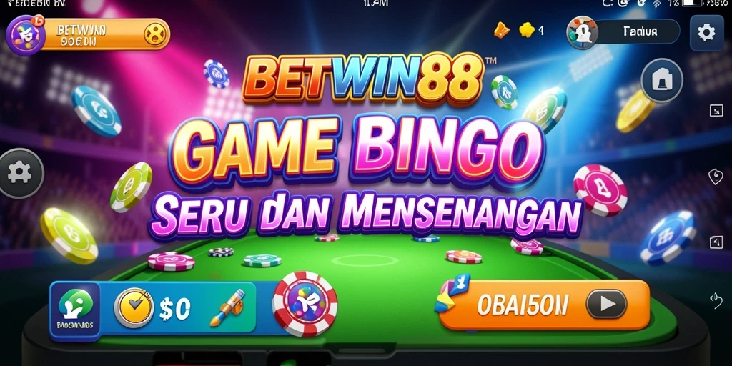 Gameplay BETWIN88 yang seru dan interaktif dalam permainan Bingo.