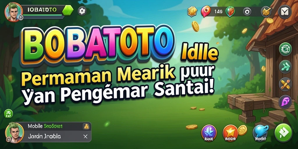 Tampilan gameplay BOBATOTO yang penuh warna dan menarik.