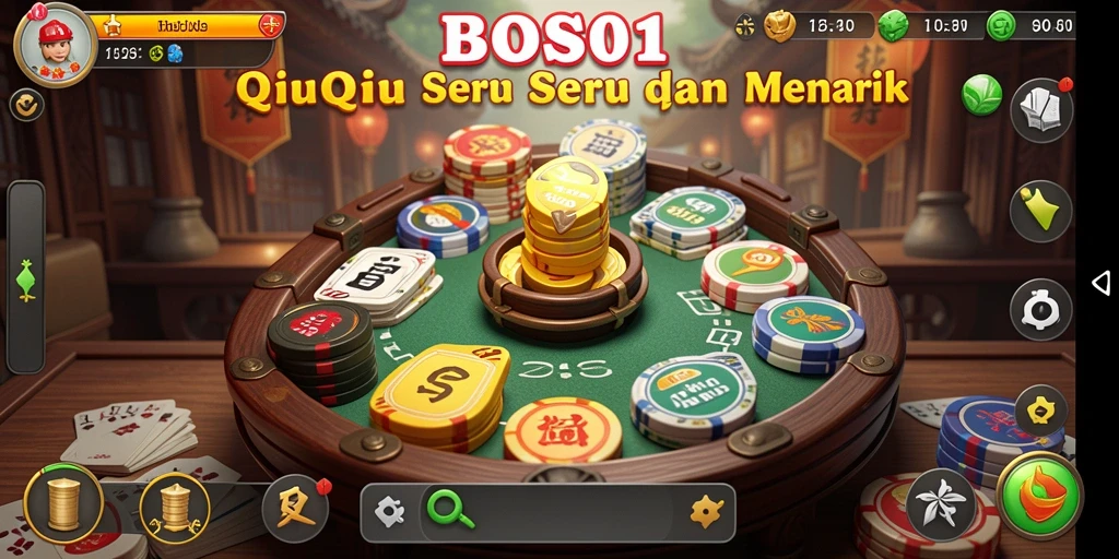 Tampilan gameplay QiuQiu yang menegangkan di BOS01.