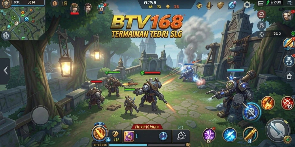 Tampilan gameplay BTV168 yang menarik dengan pertempuran strategis.