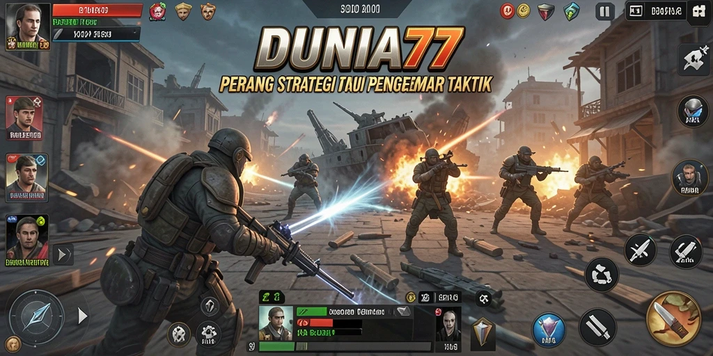 Screenshot dari gameplay seru DUNIA77 yang penuh strategi.