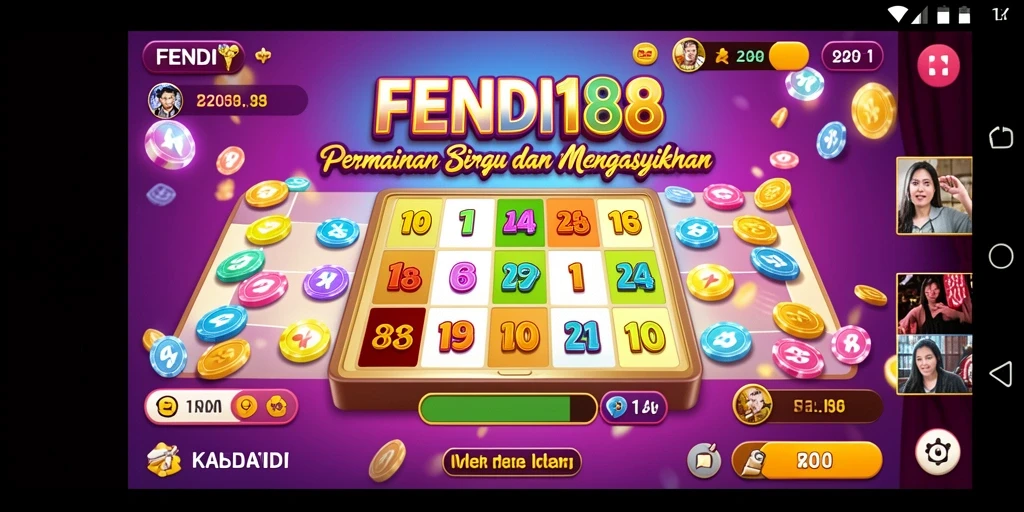 Tampilan gameplay seru FENDI188 saat bermain Bingo.
