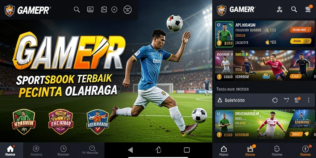 Tampilan gameplay yang menarik dari aplikasi sportsbook GAMERP.