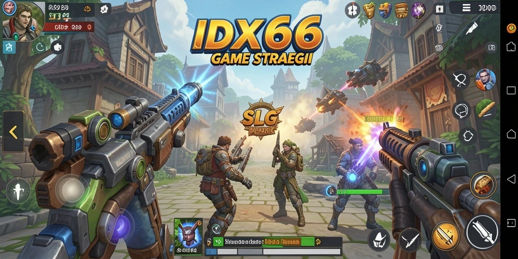 Tangkapan layar utama dari gameplay menegangkan di IDX66.