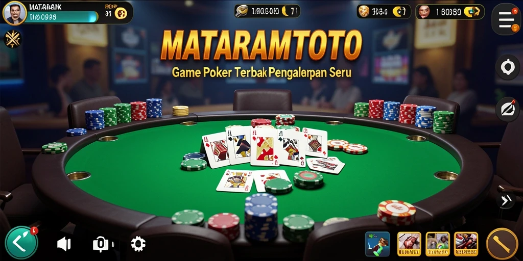 Tampilkan gameplay seru poker di MATARAMTOTO.