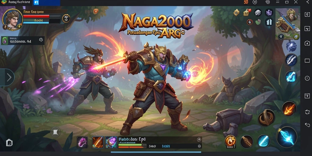 Gameplay seru NAGA2000 dengan aksi ARPG yang mendebarkan.