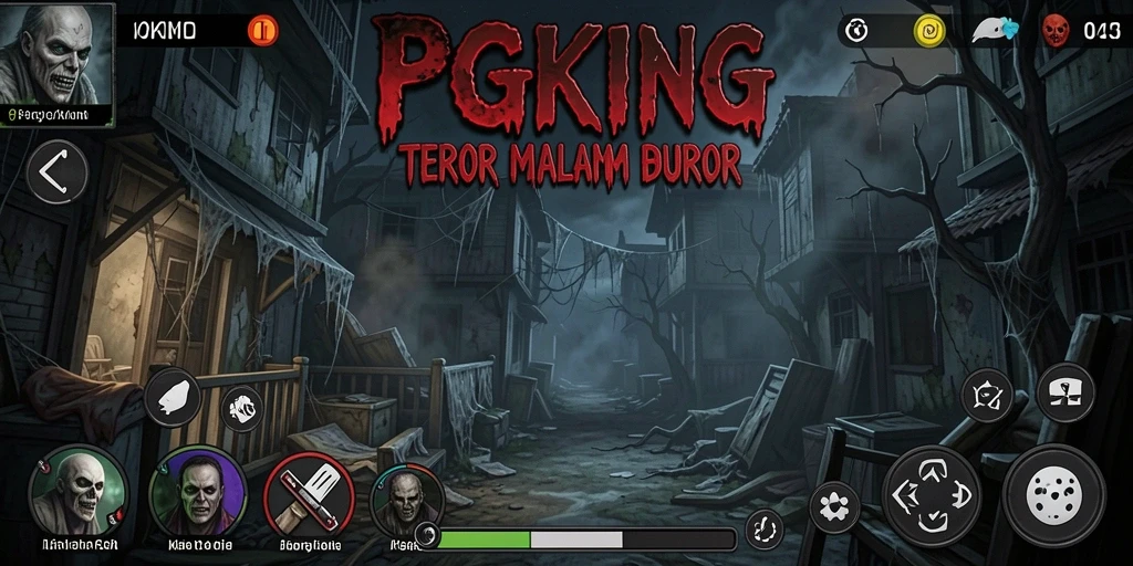 Screenshot dari gameplay menegangkan PGKING.