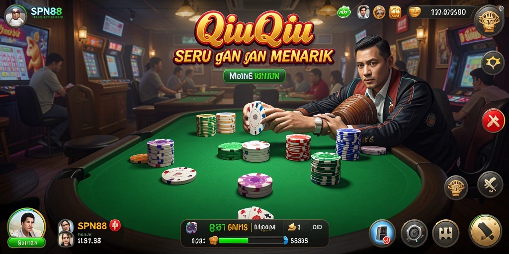 Screenshot SPN88 menampilkan gameplay QiuQiu yang seru.