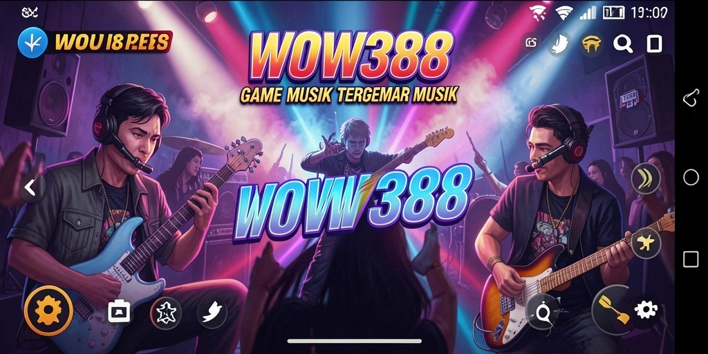 Tampilan gameplay seru dengan lagu-lagu favorit.